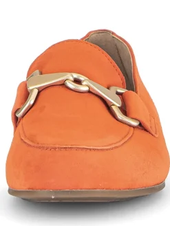 Leder-Mokassins in Orange>Gabor Best