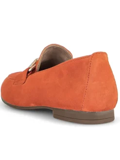 Leder-Mokassins in Orange><noscript><img width=