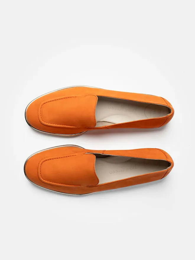 Leder-Mokassins in Orange>Paul Green Sale