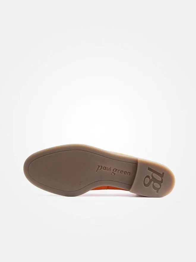 Leder-Mokassins in Orange>Paul Green Sale