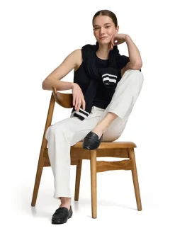 Leder-Mokassins in Schwarz><noscript><img width=