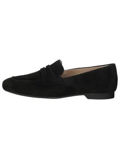 Leder-Mokassins in Schwarz>Paul Green Clearance