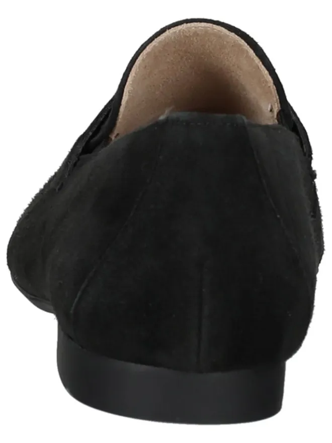 Leder-Mokassins in Schwarz>Paul Green Clearance