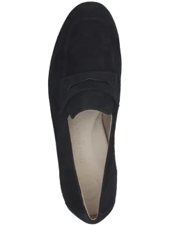 Leder-Mokassins in Schwarz><noscript><img width=