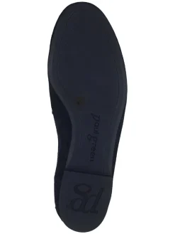 Leder-Mokassins in Schwarz><noscript><img width=