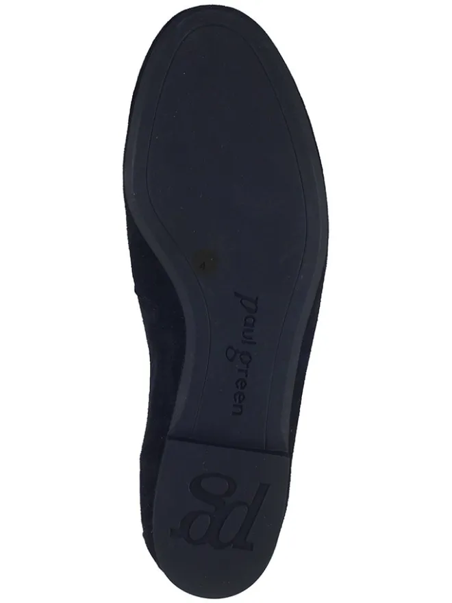 Leder-Mokassins in Schwarz>Paul Green Clearance