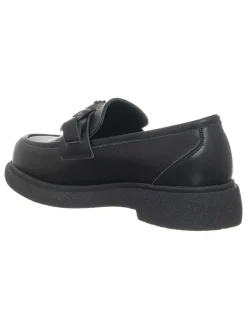 Patrizia Pepe Halbschuhe^Leder-Mokassins in Schwarz