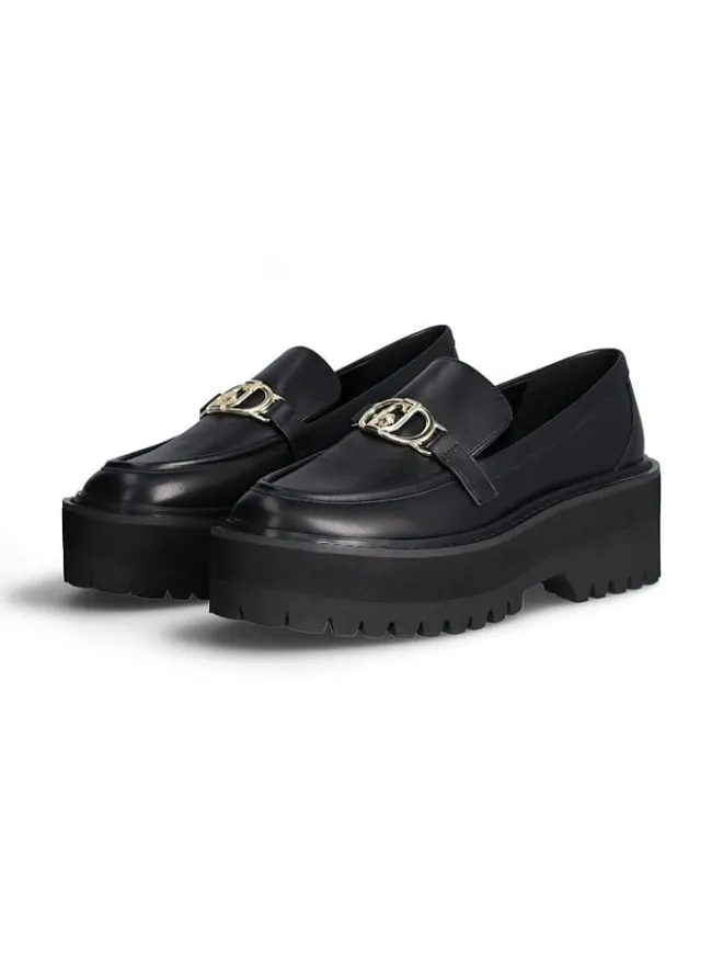 Leder-Mokassins in Schwarz>Liu Jo Online