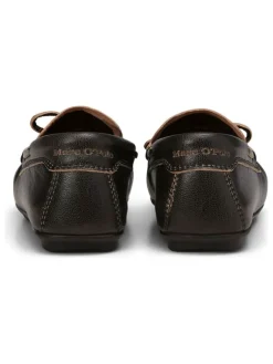 Leder-Mokassins in Schwarz><noscript><img width=