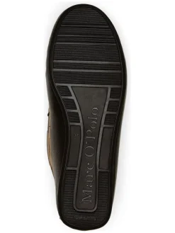 Leder-Mokassins in Schwarz><noscript><img width=