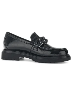 Leder-Mokassins in Schwarz>Gabor Online