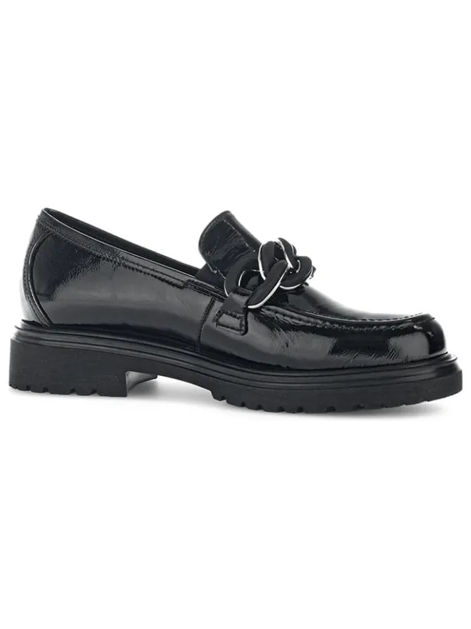 Leder-Mokassins in Schwarz>Gabor Online
