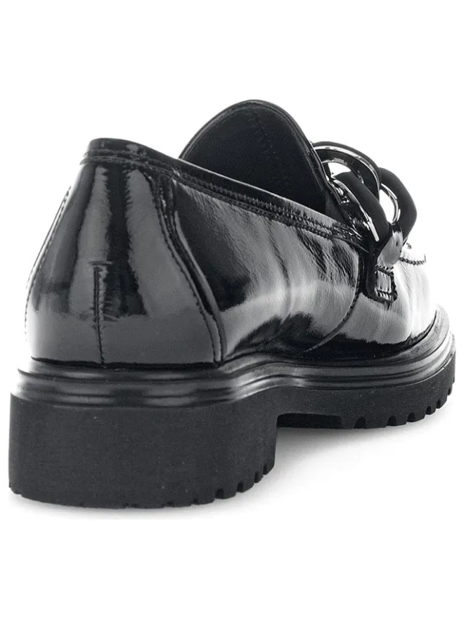 Leder-Mokassins in Schwarz>Gabor Online