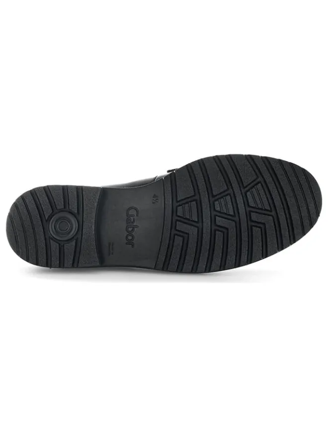 Leder-Mokassins in Schwarz>Gabor Online