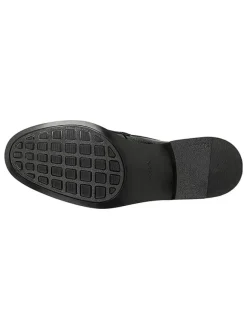 Leder-Mokassins in Schwarz><noscript><img width=