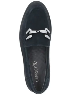 Caprice Halbschuhe^Leder-Mokassins in Schwarz