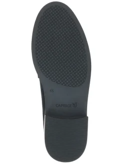 Caprice Halbschuhe^Leder-Mokassins in Schwarz