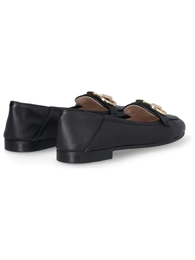 Leder-Mokassins in Schwarz>Liu Jo Sale