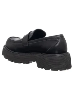 Patrizia Pepe Halbschuhe^Leder-Mokassins in Schwarz