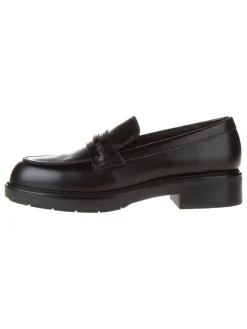 Leder-Mokassins in Schwarz>Calvin Klein Discount