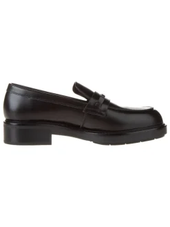 Leder-Mokassins in Schwarz>Calvin Klein Discount