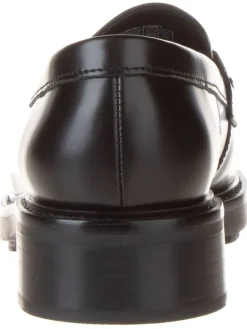 Leder-Mokassins in Schwarz><noscript><img width=