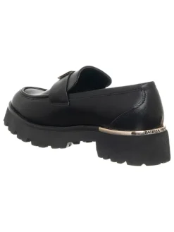 Leder-Mokassins in Schwarz><noscript><img width=