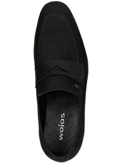 Leder-Mokassins in Schwarz>Wojas Best