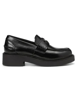 Marc O'Polo Shoes Halbschuhe^Leder-Mokassins in Schwarz
