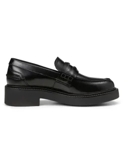 Marc O'Polo Shoes Halbschuhe^Leder-Mokassins in Schwarz