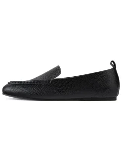Leder-Mokassins in Schwarz>loft37 Discount