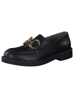 Leder-Mokassins in Schwarz>Paul Green Online