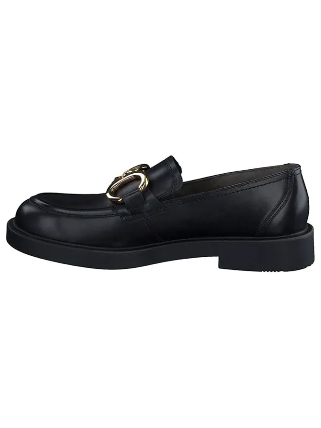 Leder-Mokassins in Schwarz>Paul Green Online