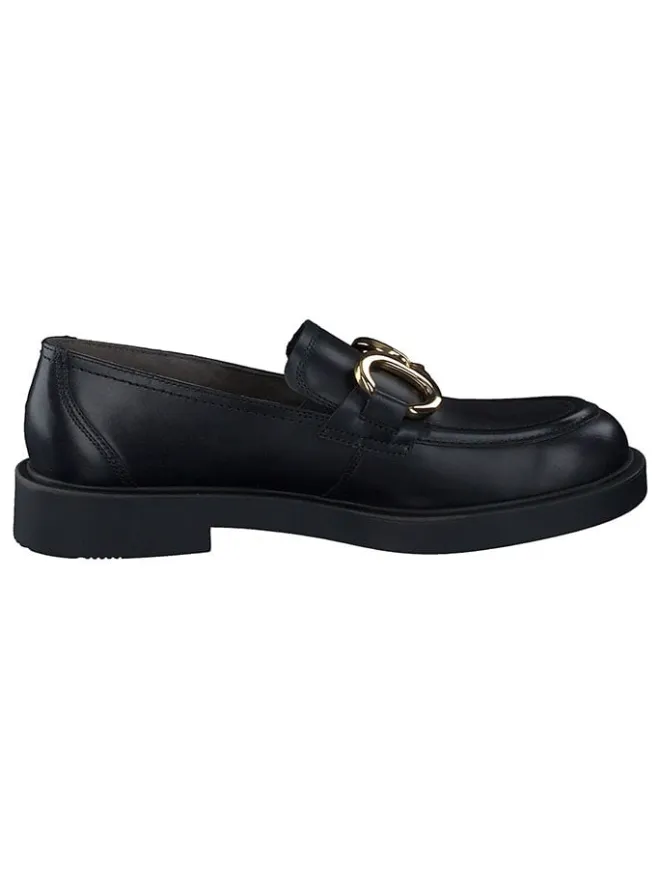 Leder-Mokassins in Schwarz>Paul Green Online