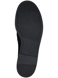 Leder-Mokassins in Schwarz><noscript><img width=