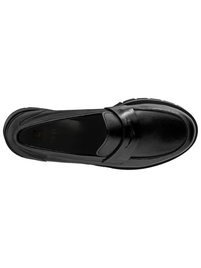 Leder-Mokassins in Schwarz>Högl Sale