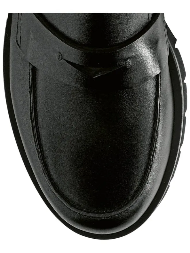 Leder-Mokassins in Schwarz>Högl Sale
