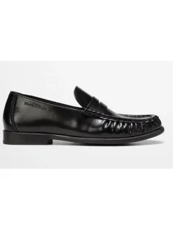 Marc O'Polo Shoes Halbschuhe^Leder-Mokassins in Schwarz
