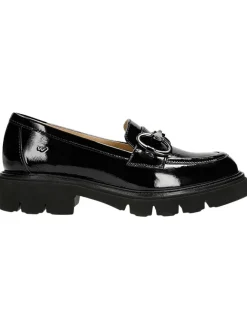 Leder-Mokassins in Schwarz>Wojas Hot