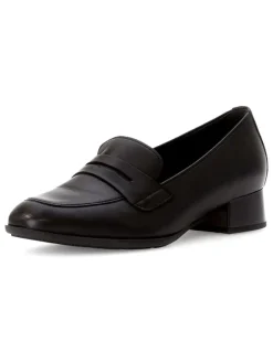 Leder-Mokassins in Schwarz>Gabor Clearance