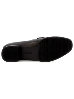 Leder-Mokassins in Schwarz><noscript><img width=