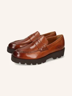 Leder-Mokassins "Jade 6" in Hellbraun>MELVIN & HAMILTON Online