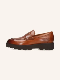 Leder-Mokassins "Jade 6" in Hellbraun>MELVIN & HAMILTON Online