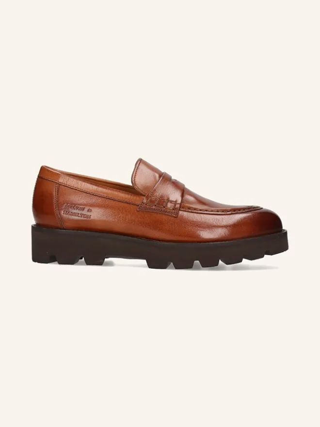 Leder-Mokassins "Jade 6" in Hellbraun>MELVIN & HAMILTON Online