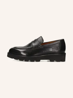 MELVIN & HAMILTON Halbschuhe^Leder-Mokassins "Jade 6" in Schwarz