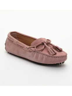 Leder-Mokassins "January" in Rosa>CHARLES & SMITH