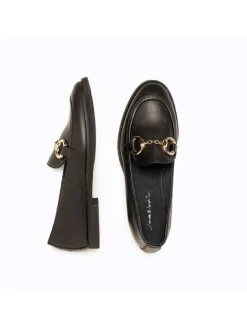 Leder-Mokassins "Jolessa" in Schwarz>Anna Morellini