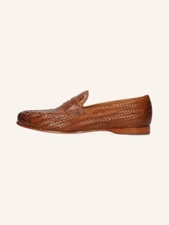 MELVIN & HAMILTON Halbschuhe^Leder-Mokassins "Julietta 7" in Hellbraun