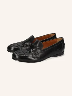 MELVIN & HAMILTON Halbschuhe^Leder-Mokassins "Julietta 4" in Schwarz