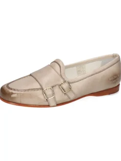 MELVIN & HAMILTON Halbschuhe^Leder-Mokassins "Julietta 3" in Beige